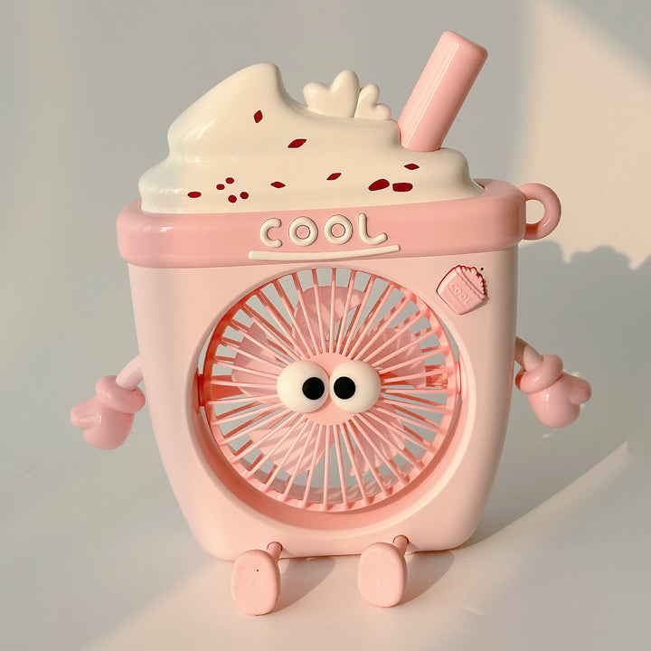 Women Portable Mini Fan with Cute Dessert Design Kalsten