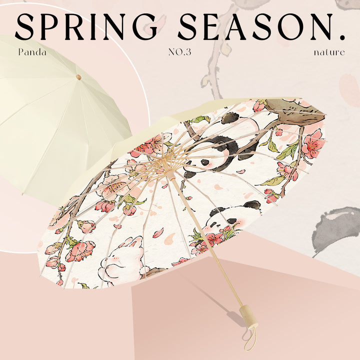 Women's fashionable and floral folding umbrella Kalsten