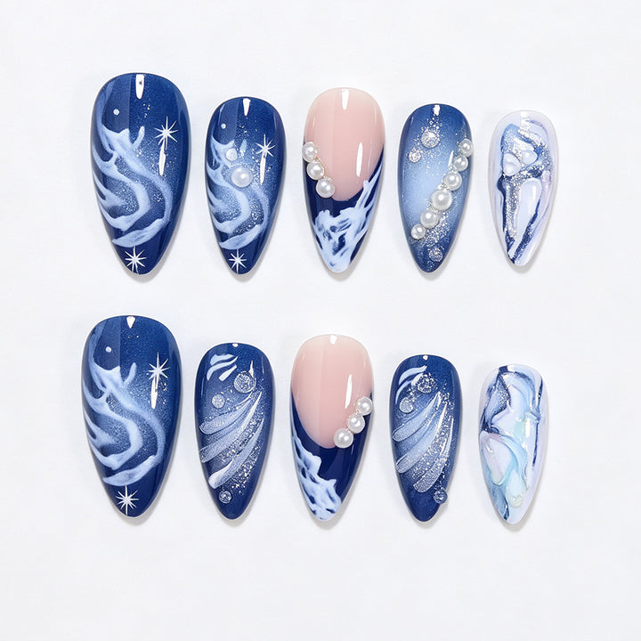 Cosmic Ocean Nail Art Tips Kalsten