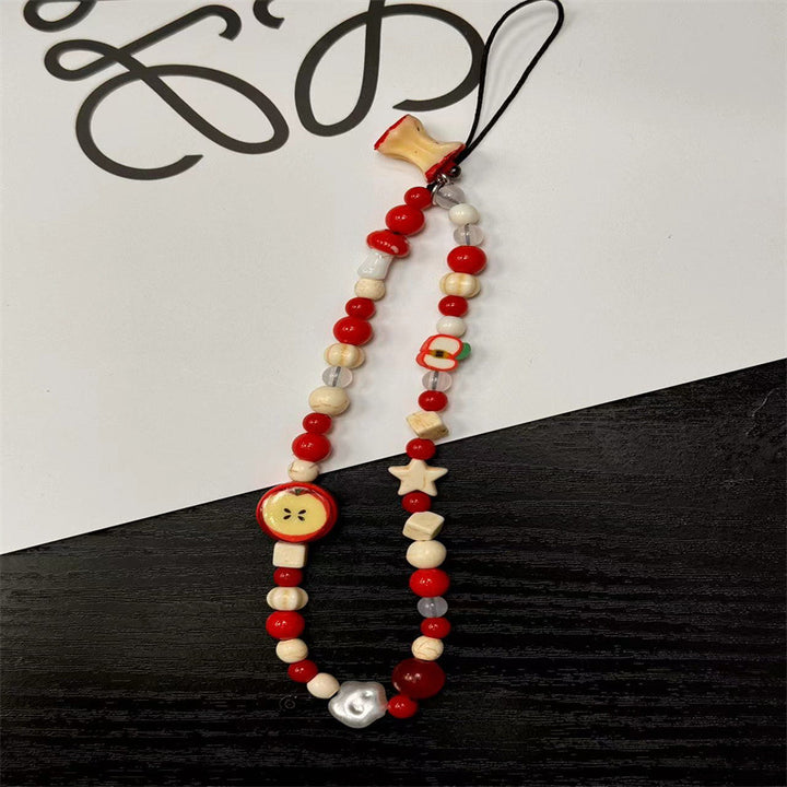 Beaded Charm Mobile Strap Kalsten