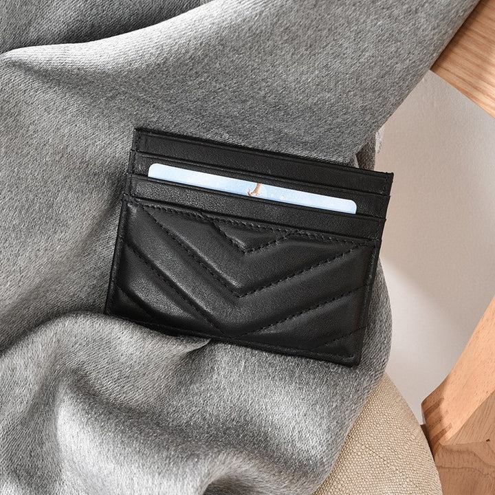 QuiltedLeather Cardholder Kalsten