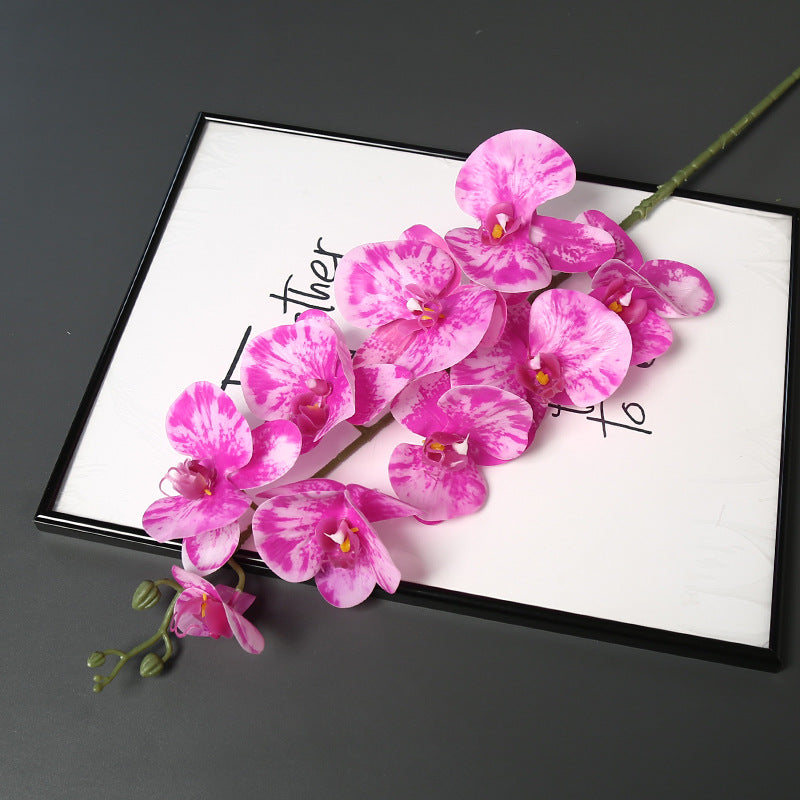 Faux Orchid Flower Stem for Home Decor Display
