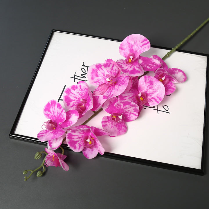 Faux Orchid Flower Stem for Home Decor Display