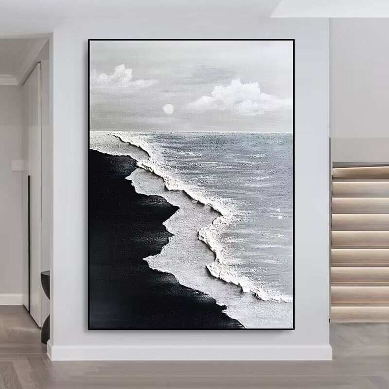 Coastal Abstract Canvas Wall Art