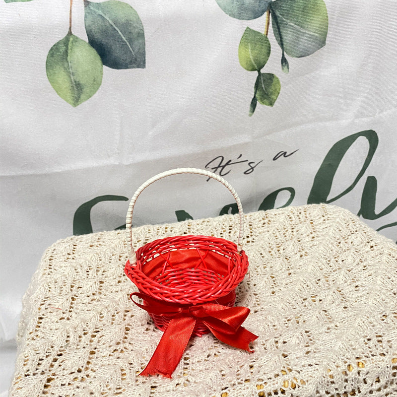 Decorative Miniature Woven Gift Basket Kalsten