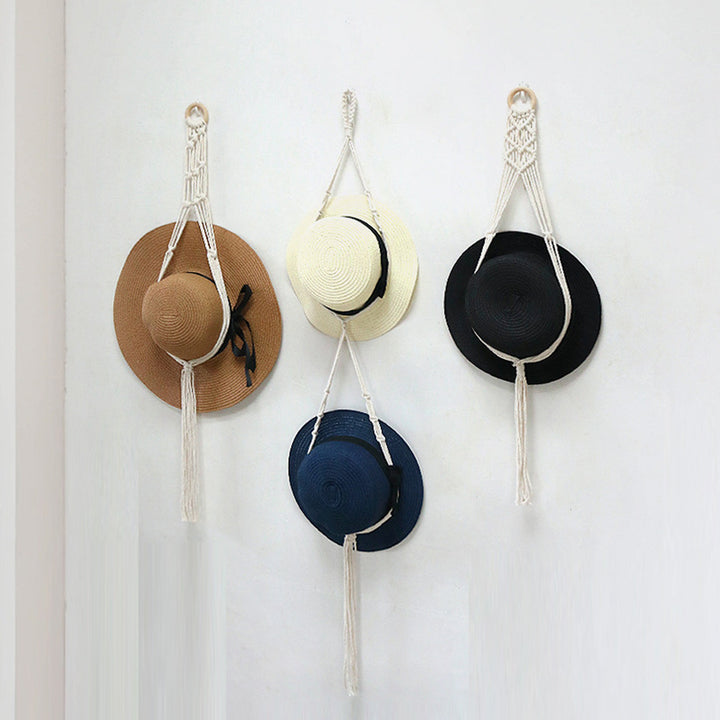 Stylish Macrame Hat Organizer Kalsten