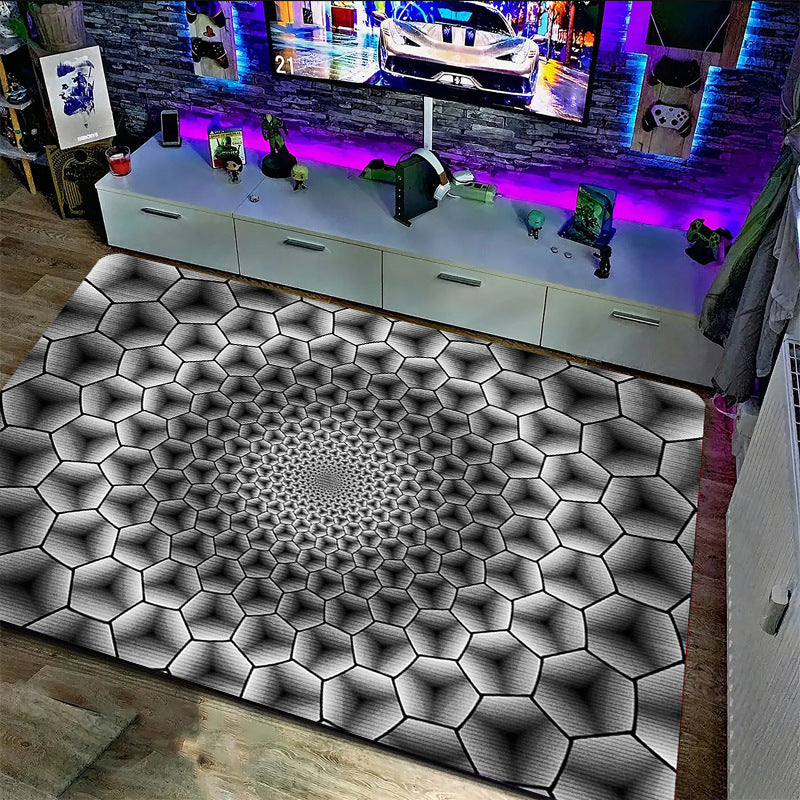 Geometric Print Area Rug Kalsten