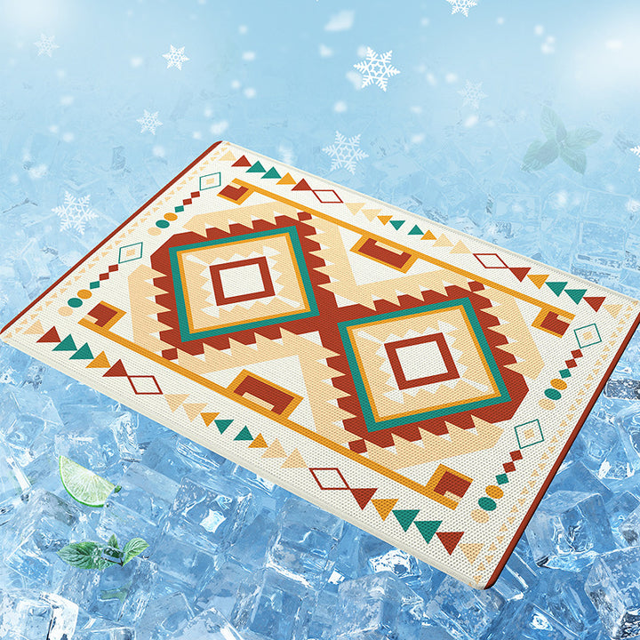 Geometric Patterned Indoor Outdoor Area Mat Kalsten