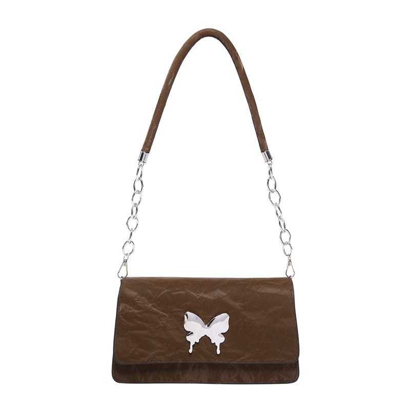 WoChic Designer Handbag with Butterfly Accent Kalsten