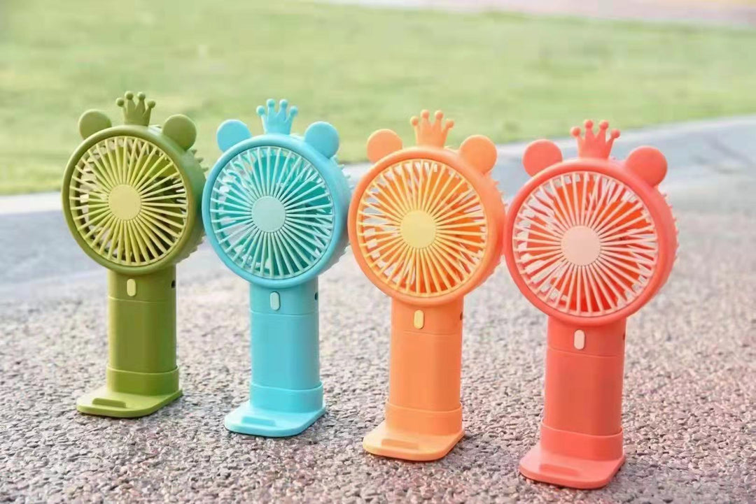 Ladies Portable Handheld Fan with Creative Flower Design Kalsten