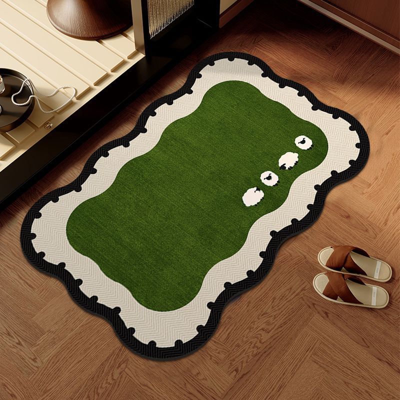 Cloud-Shaped Inspirational Mat