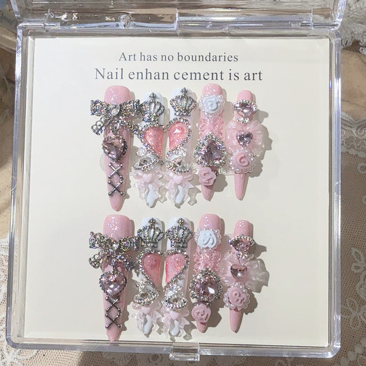 Ornate 3D Press-On Nail Art Set