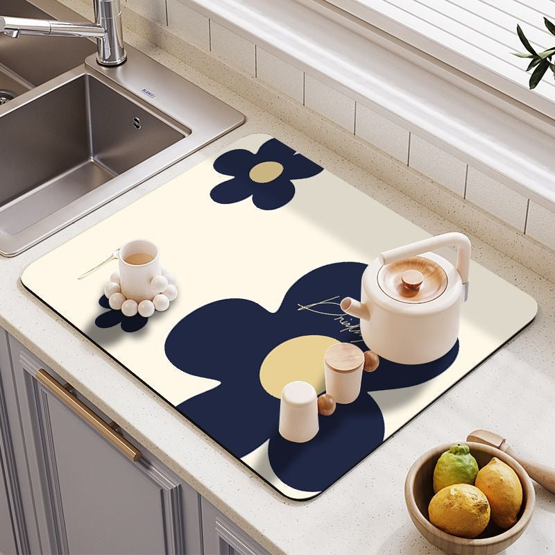 Decorative Eco-Friendly Kitchen Counter Mat