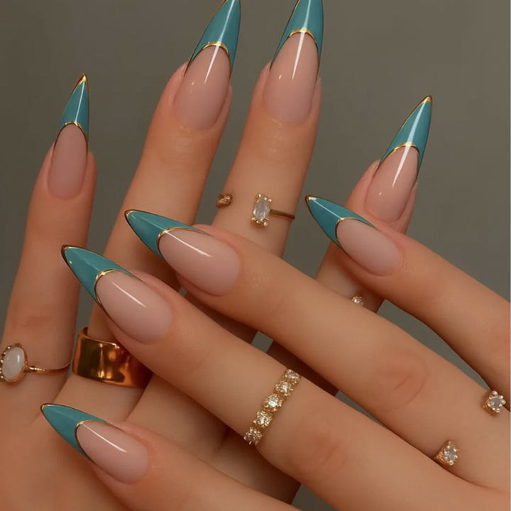 Elegant Stiletto Nail Enhancements Kalsten