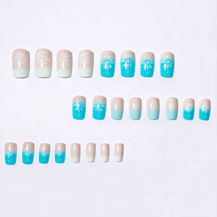Artistic Winter Wonderland Nail Art Kalsten