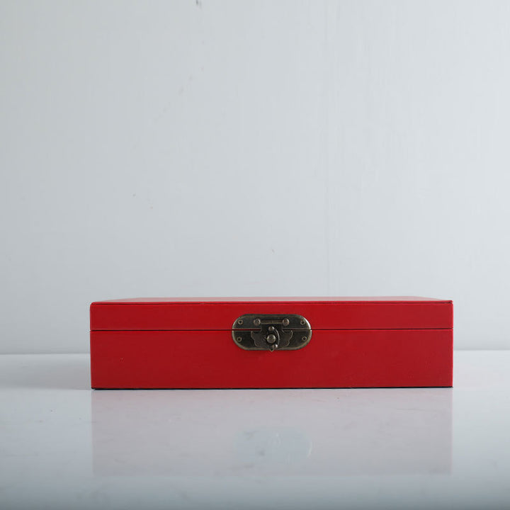 Decorative Storage Boxes with Textured Braided Accents