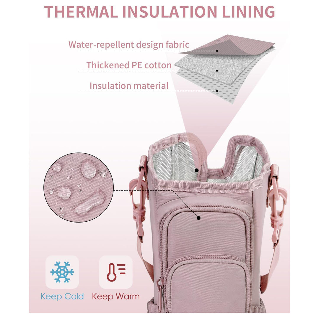 Practical crossbody bag with versatile compartments and a removable cup holder Kalsten
