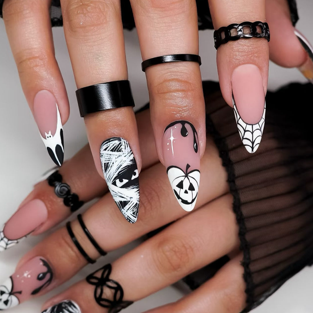 Creative Halloween-style Art Fake Nails Kalsten