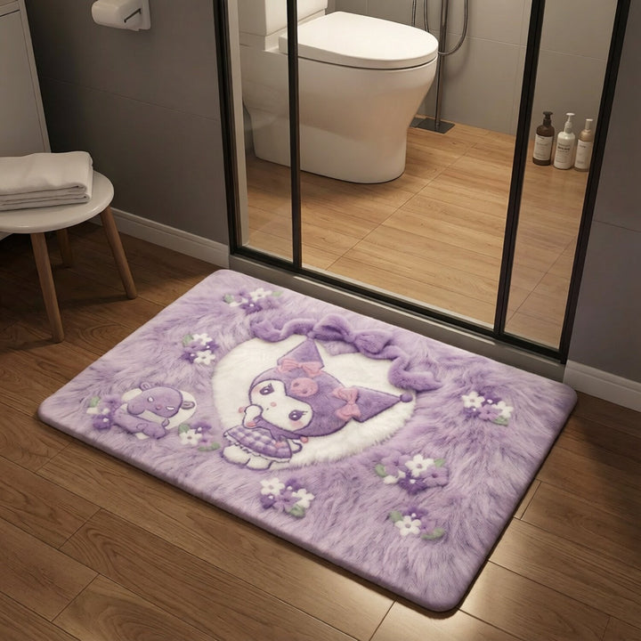 Cute Themed Plush Bath Mat