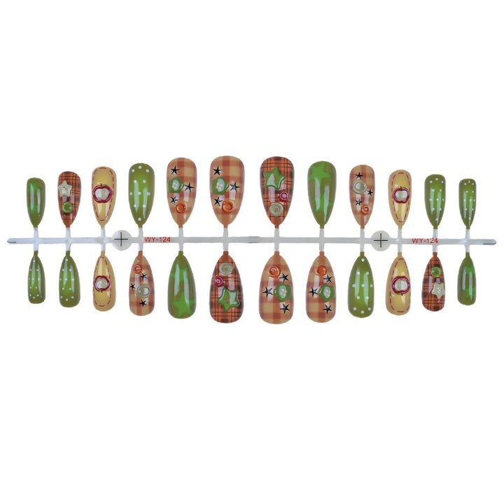 Artistic Decorative Press-On Nails Kalsten