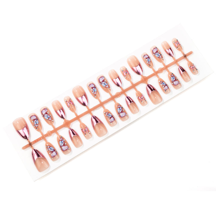 Decorative Butterfly Press-On Nail Art Set Kalsten