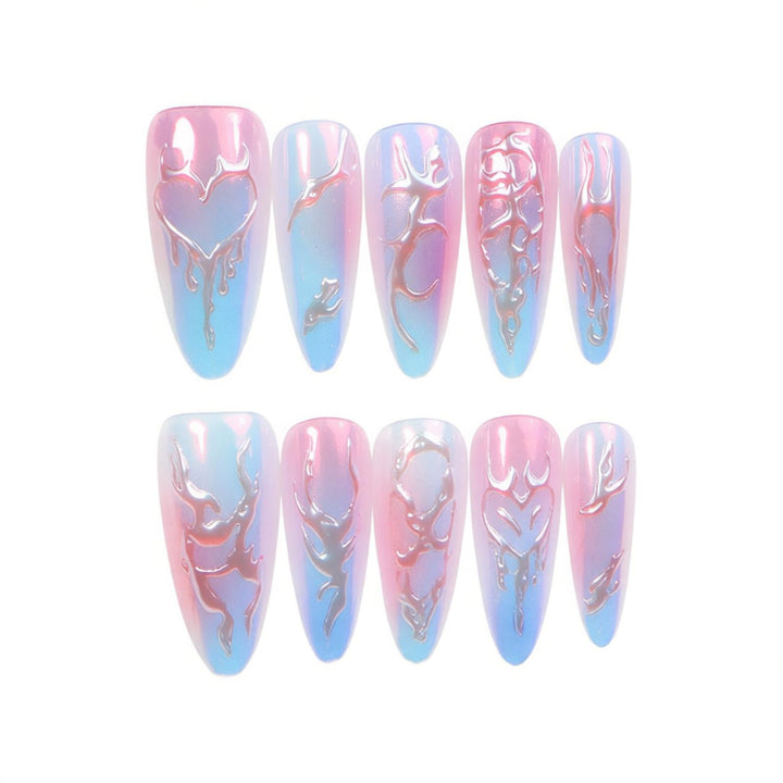 Artistic Nail Art Set with Unique Designs Kalsten