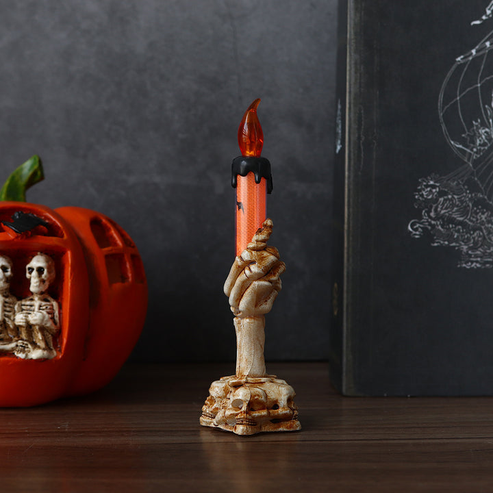 Decorative Skull Hand Candle Holder Kalsten
