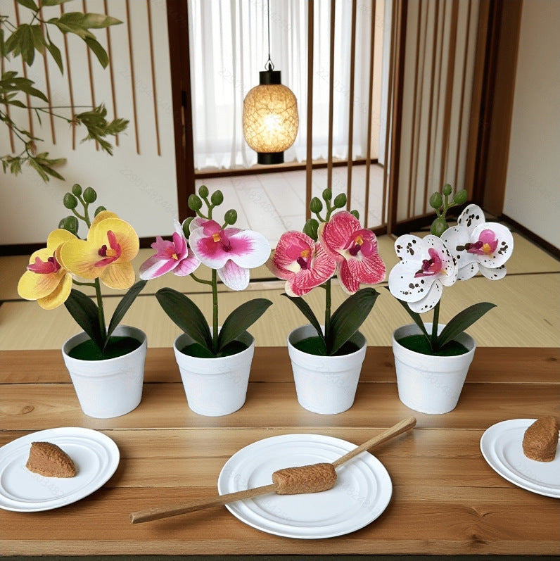 Artificial Orchid Plant for Decorative Home Display and Styling