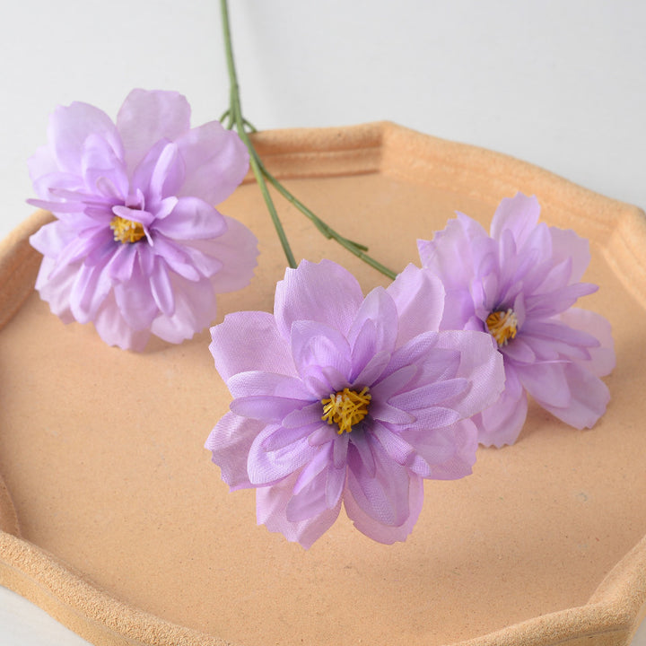 Decorative Fabric Flower Stem Arrangement