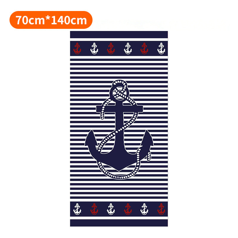 Beach towel with tropical flamingo pattern Kalsten