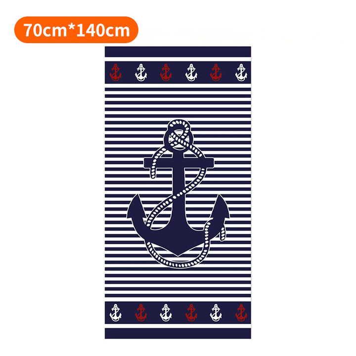 Beach towel with tropical flamingo design Kalsten