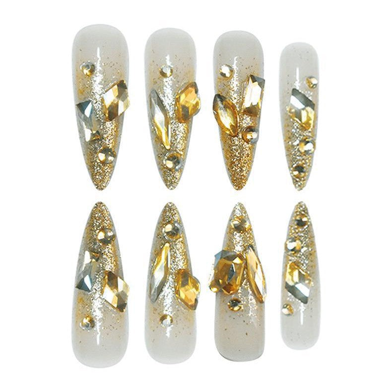 Glamorous Stiletto Press-On Nail Extensions Kalsten