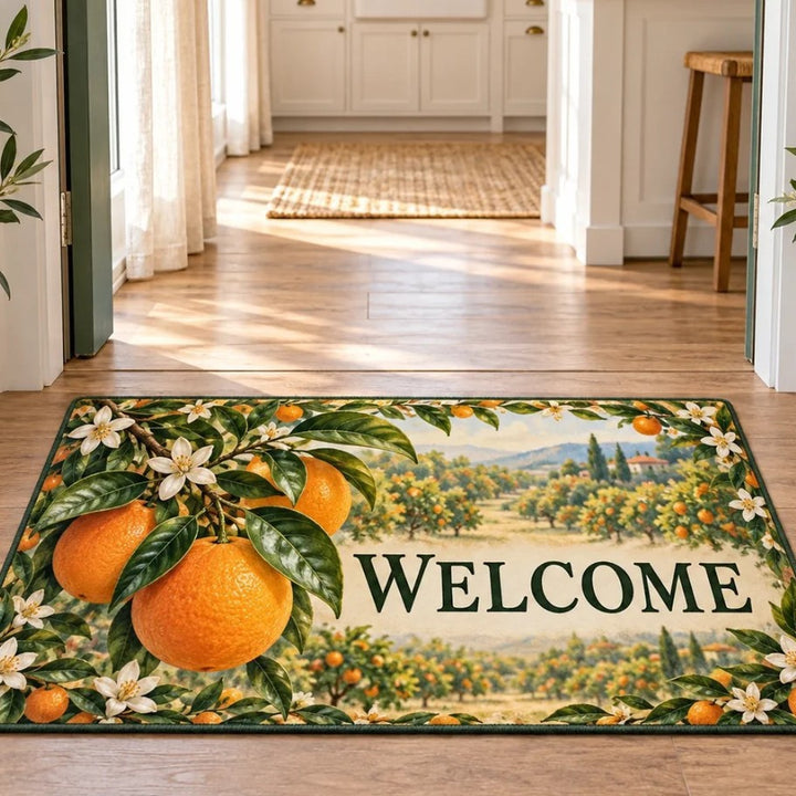 Floral Welcoming Door Mat Kalsten