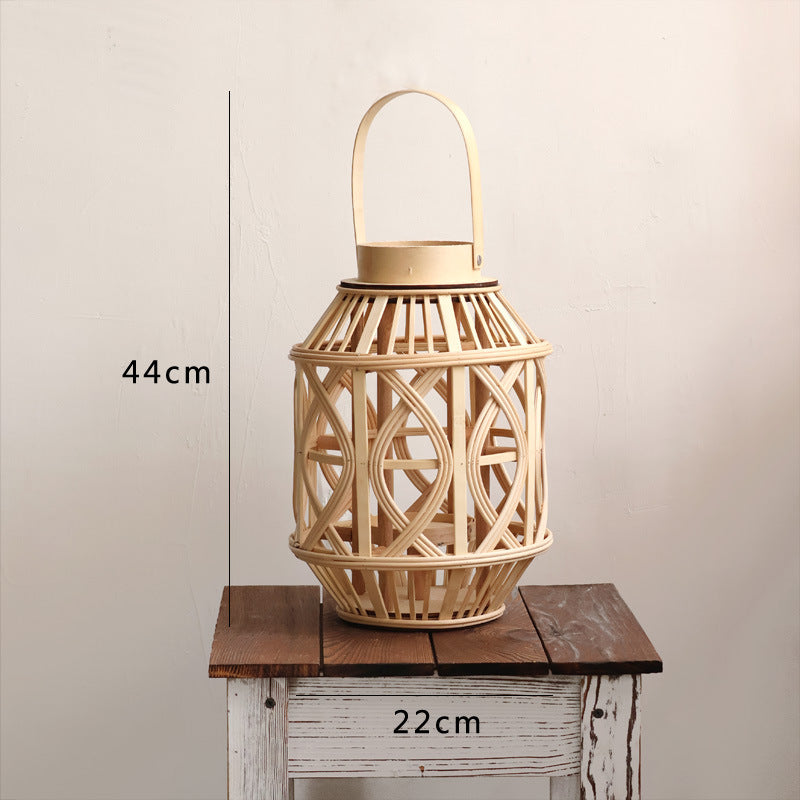 Handcrafted lantern made of rattan Kalsten