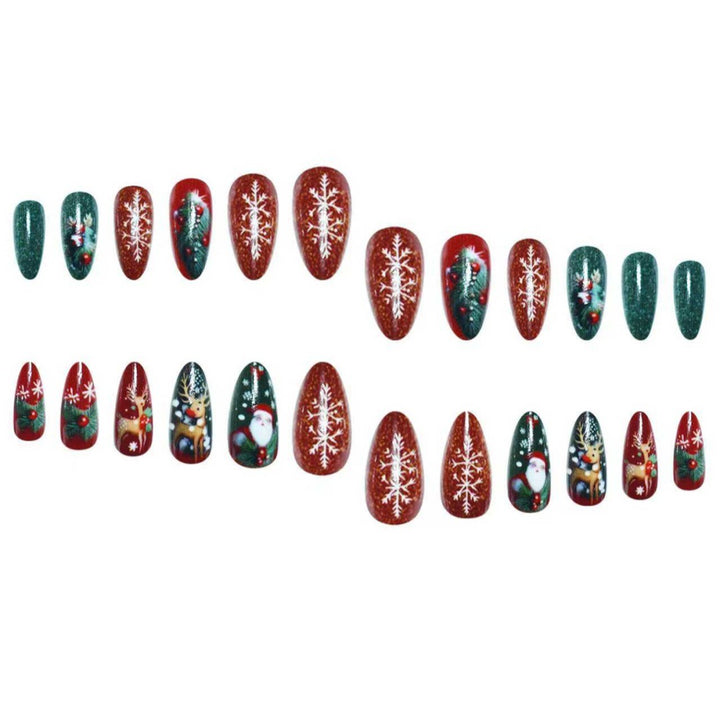 Holiday Themed Decorative Nail Art Kalsten