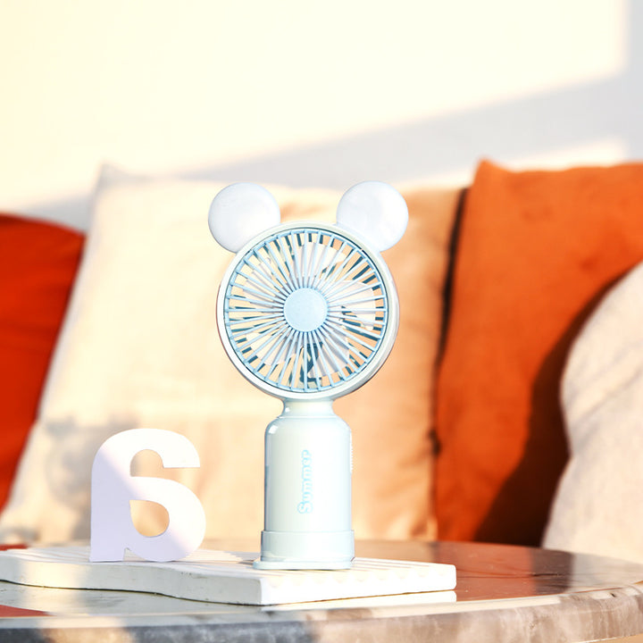Portable Deer-Themed Handheld Cooling Fan Kalsten