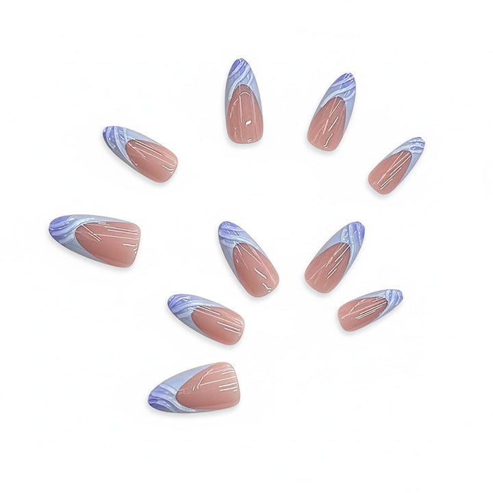Artistic Watercolor Press-On Nail Set Kalsten