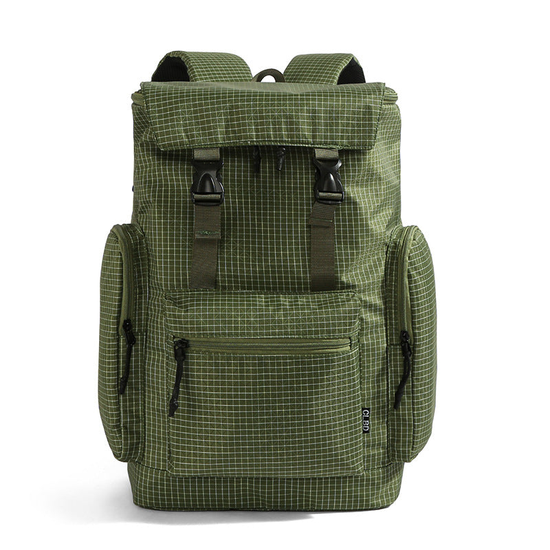 Versatile Multi-Functional Grid Pattern Backpack Kalsten