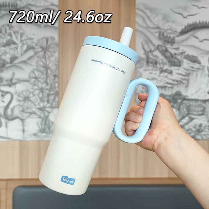 Women insulated drinking container with ergonomic handle Kalsten