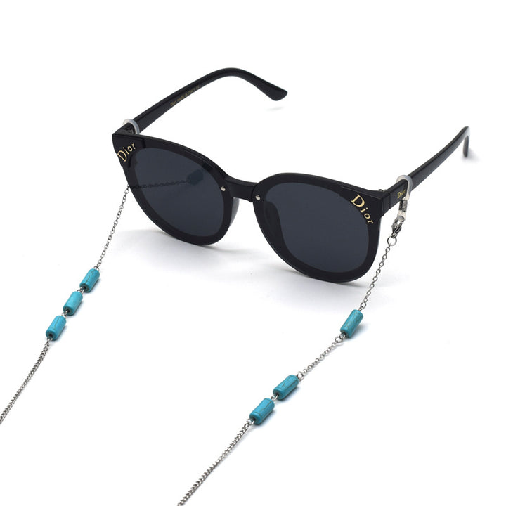 Gemstone-Decorated Eyewear Chain Kalsten
