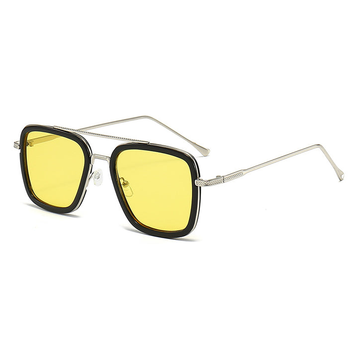 Women's stylish square sunglasses with metallic details Kalsten