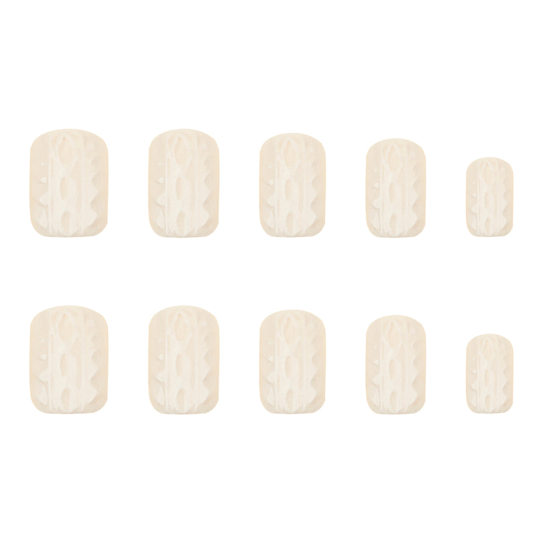 Artful Nail Art with Cable Pattern Kalsten