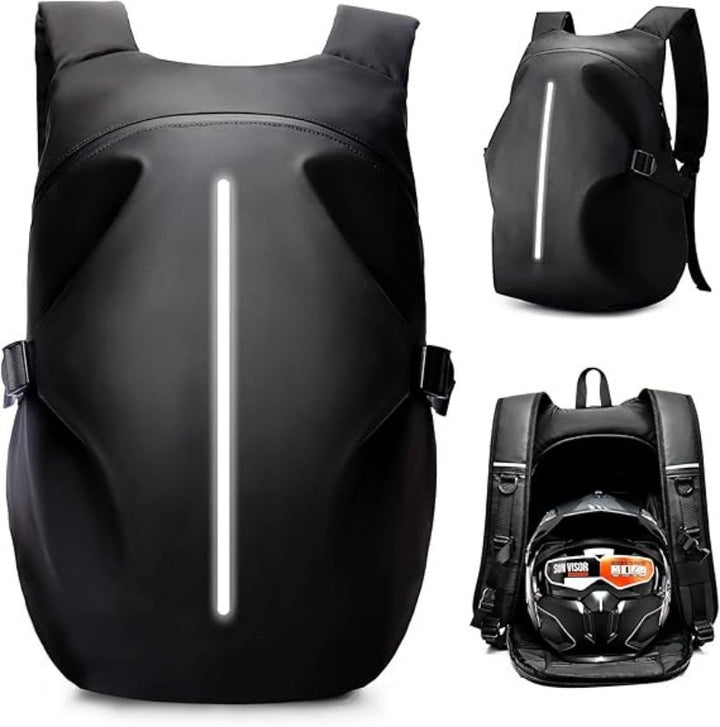 Sporty backpack with reflective design elements Kalsten
