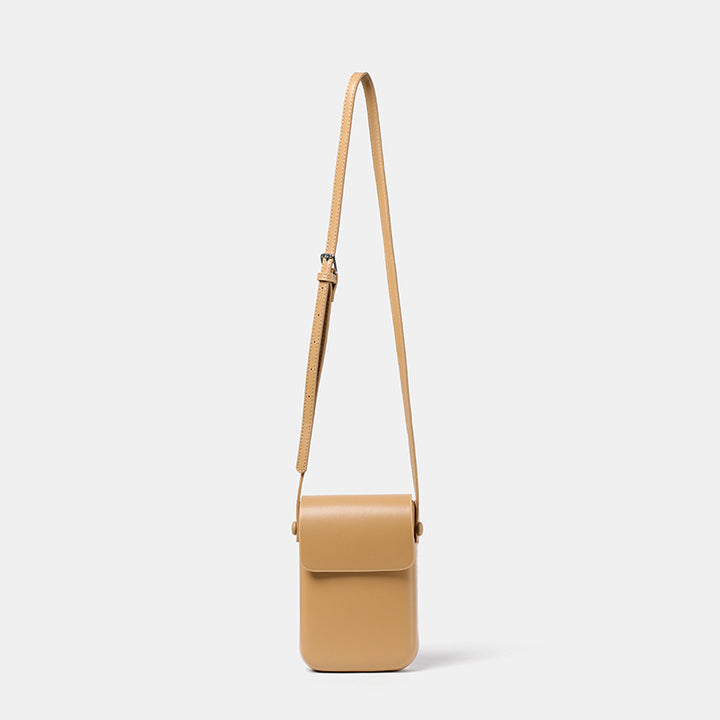 Compact Leather Crossbody Pouch Kalsten