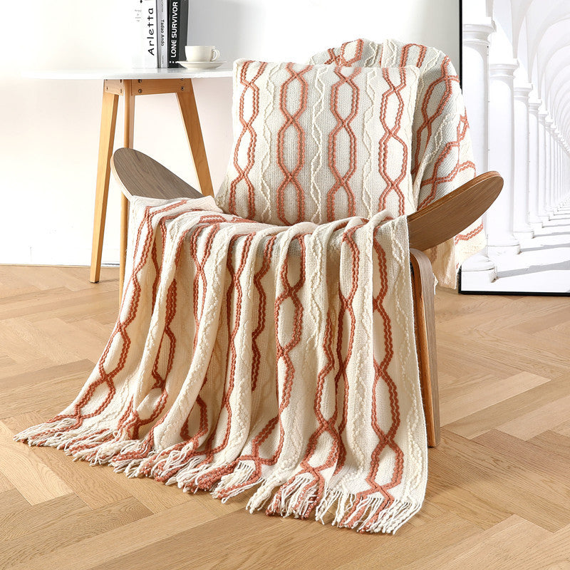 Textured Throw Blanket Kalsten
