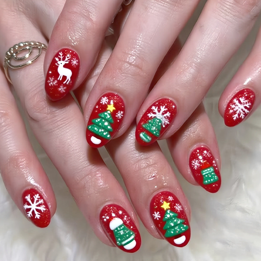 Festive Holiday Nail Art Design Kalsten