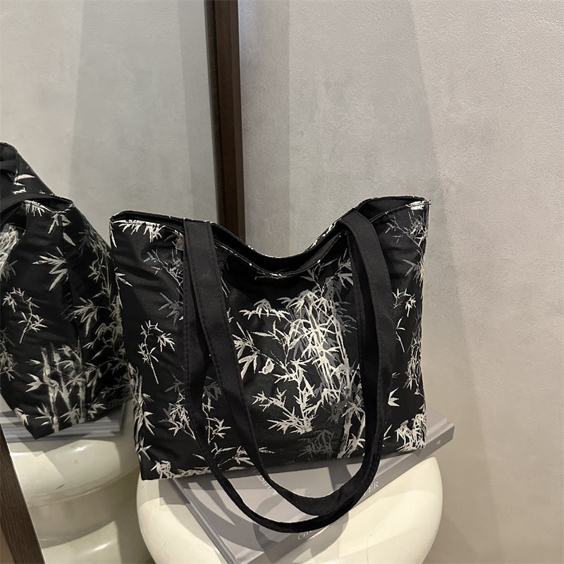 Stylish Bamboo Print Tote Bag Kalsten