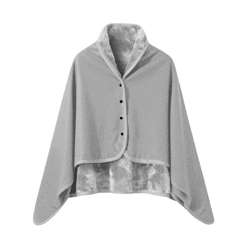 Ladies Elegant Snuggle Blanket with Collar Kalsten