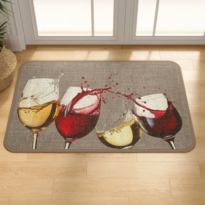 Fun Pineapple Themed Kitchen Mat