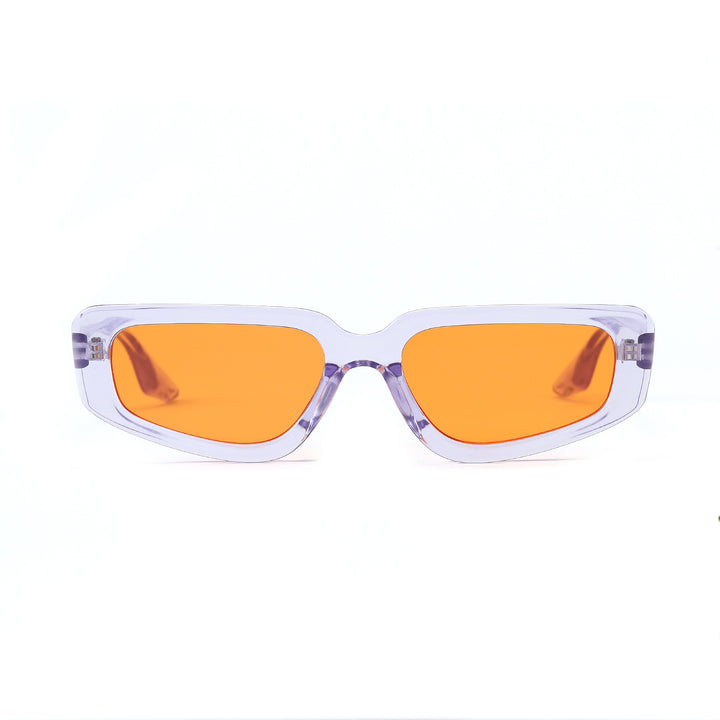 Women's stylish square sunglasses with modern high-gloss plastic frame Kalsten